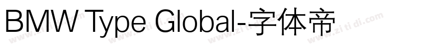 BMW Type Global字体转换